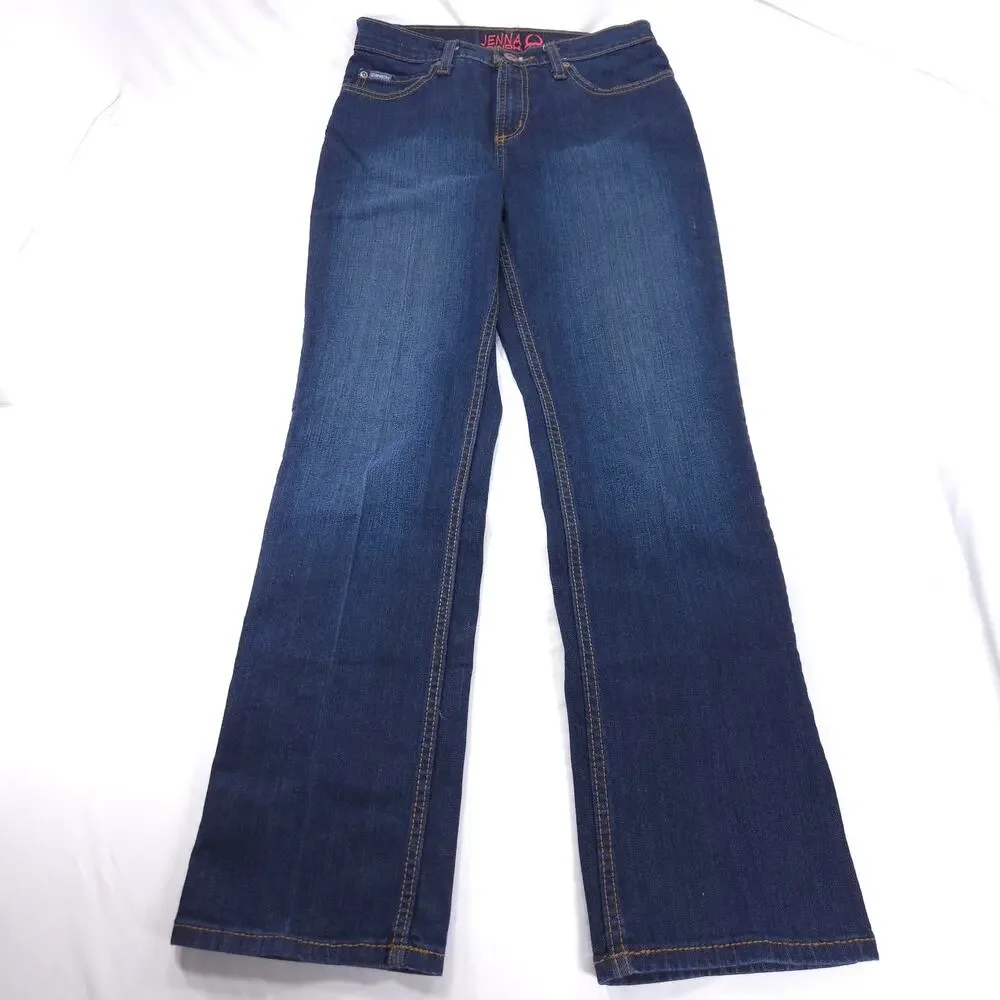 Cinch Jenna Casual Button Medium Wash Denim Jeans Womens Size 27/3s Blue